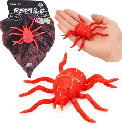 Realistična gumena figurica crvenog pauka 12 cm