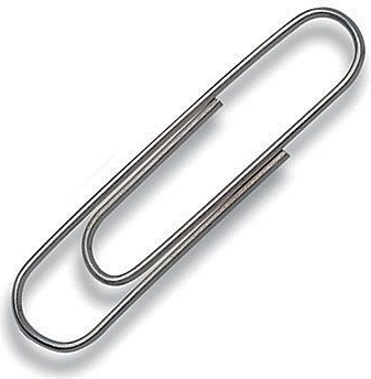 Paper clips 33 mm, 100 pcs