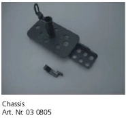 Landing gear for Jamara police helicopter