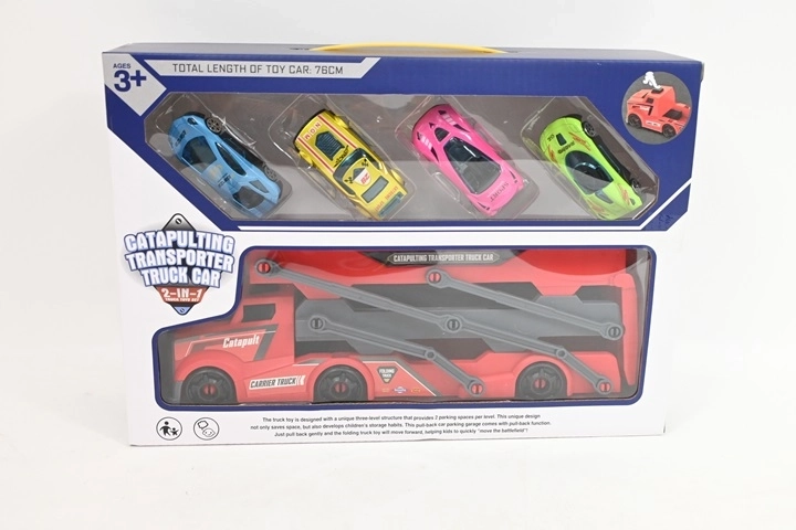 Dječji set: auto-labudica (vučno vozilo) s autićima