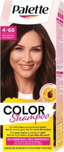 Palette Color Shampoo 4-68 kesten 50 ml