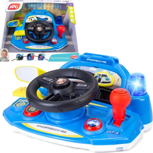 ABC My First Porsche Interactive Steering Wheel with Light and Sound