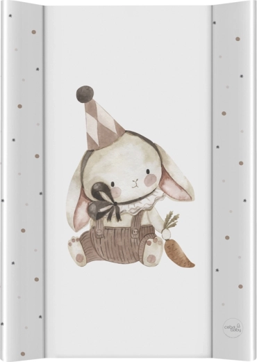 Ceba Baby ultra lagana podloga za presvlačenje s čvrstom pločom 50 × 70 cm clown bunny