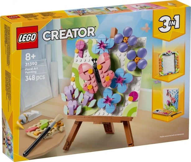 LEGO Creator dekorativna slika s cvijećem 3 u 1