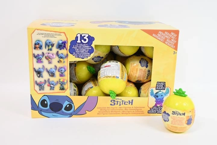 Stitch figurica u kapsuli u obliku ananasa (nasumični model)