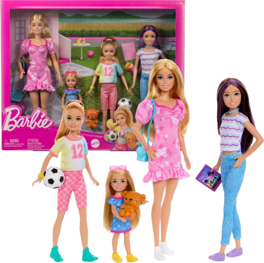 Barbie sestre – set od 4 lutke s dodacima