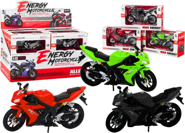 Sportski motocikl 1:12 – metalni model s upravljanjem smjera