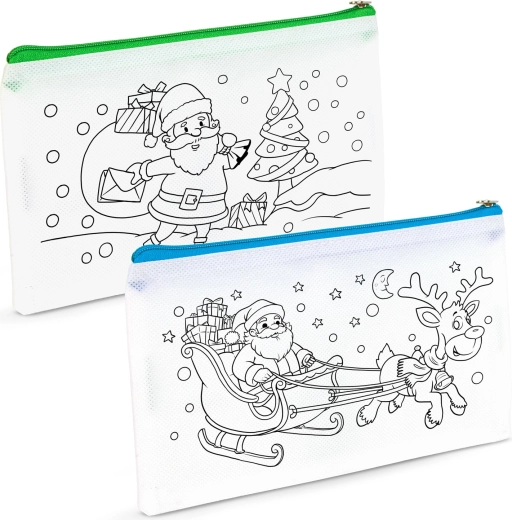 Coloring Pencil Case with 4 Markers - 1 Piece