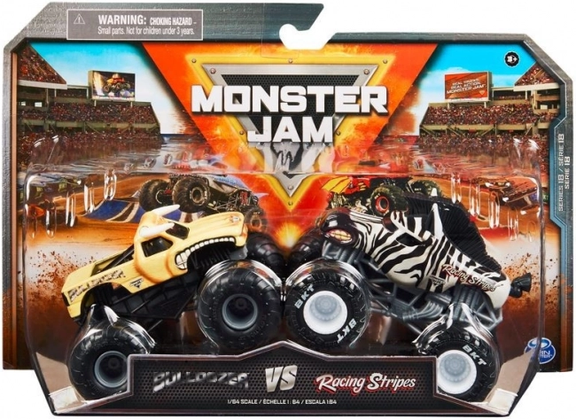 Set od 2 vozila Monster Jam 1:64 izlivenih modela