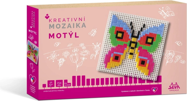 Kreativni mozaik Leptir 254 dijelova