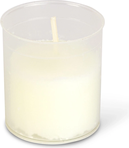 Set of white lantern candles, 4 pcs