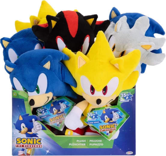 Sonic the Hedgehog plišana figurica 23 cm (Wave 14, razne varijante) - 1 komad