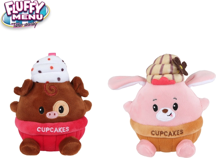 Plišani medić Cupcake Fluffy Menu 14 cm