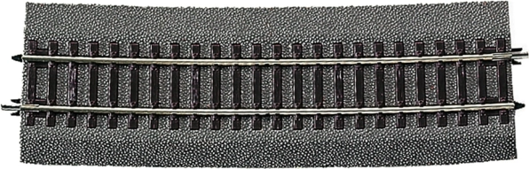 Zakrivljena tračnica Roco Line R20 s podlogom