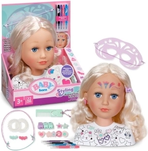 BABY born kreativna glava za češljanje 22 cm