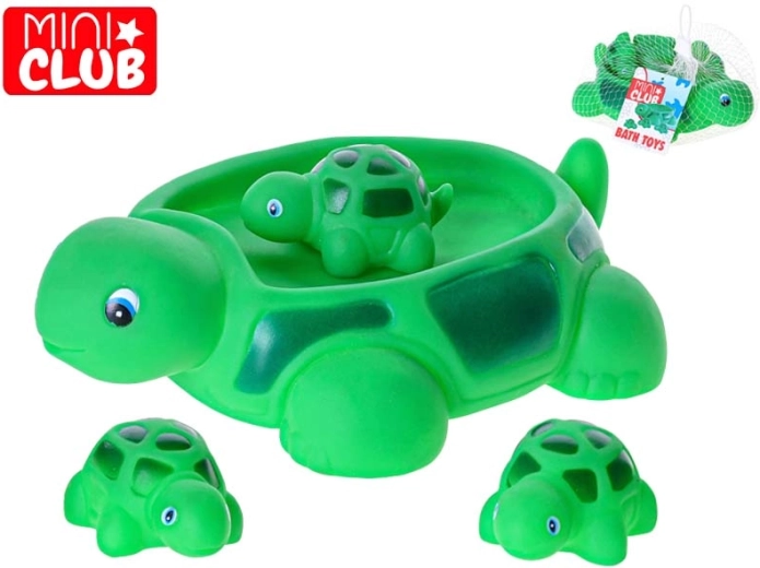 Kupačka igračka – obitelj kornjača za kadu sa mrežicom