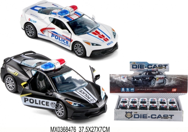 Metalni policijski automobil 1:32