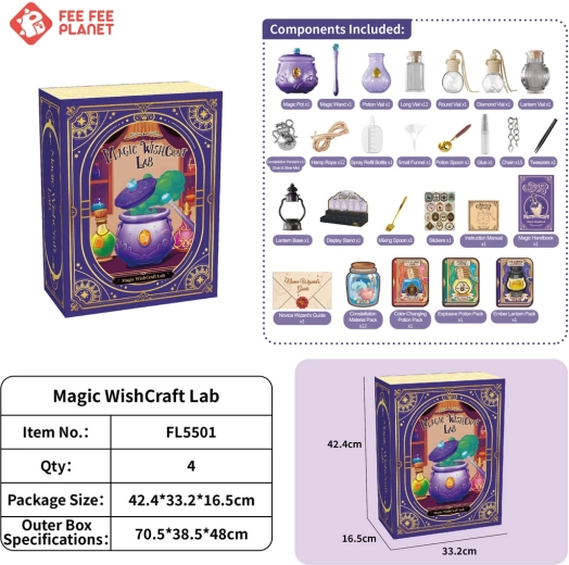 Little Alchemist Set with Magic Cauldron