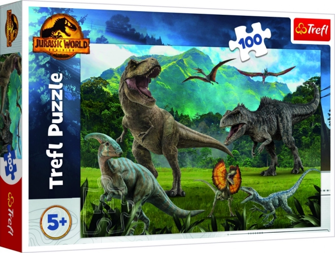 Trefl puzzle 100 dijelova Jurassic World – dinosaurovska avantura