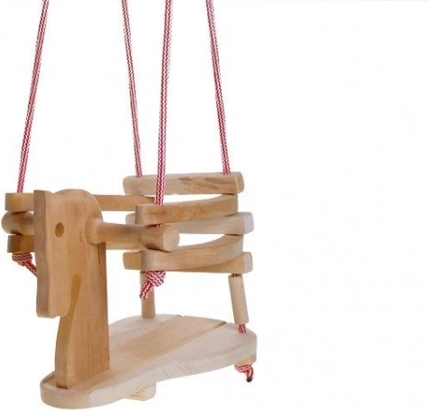 Drvena konjska ljuljačka za djecu
