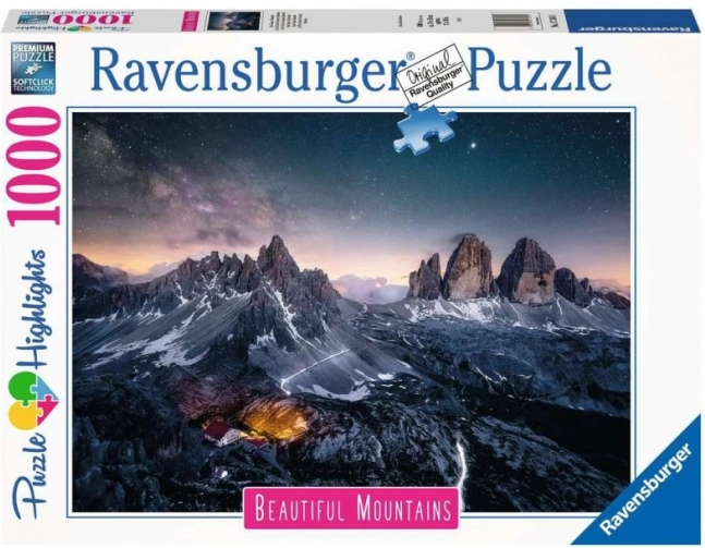 Puzzle tri tornja Dolomiti 1000 dijelova Ravensburger