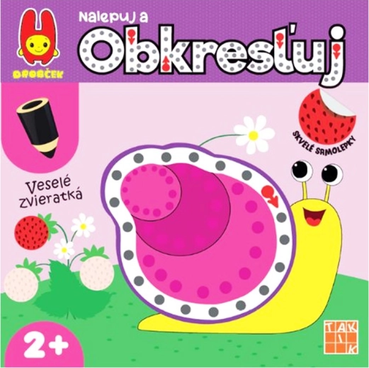 Lijepi i precrtavaj: vesela životinjica – kreativna bilježnica za djecu 3+