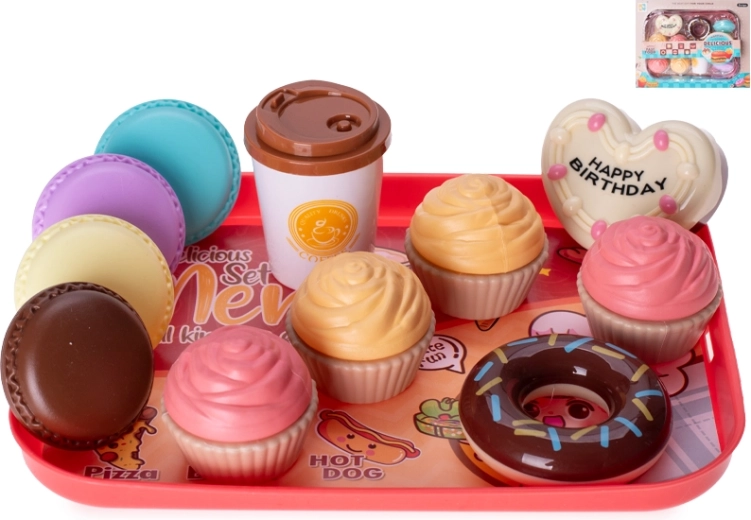 Slastičarski set s poslužavnikom 22 × 16 cm, 11 dijelova