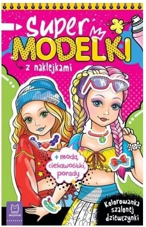 Supermodeli – modne bojanke sa svjetlucavim naljepnicama