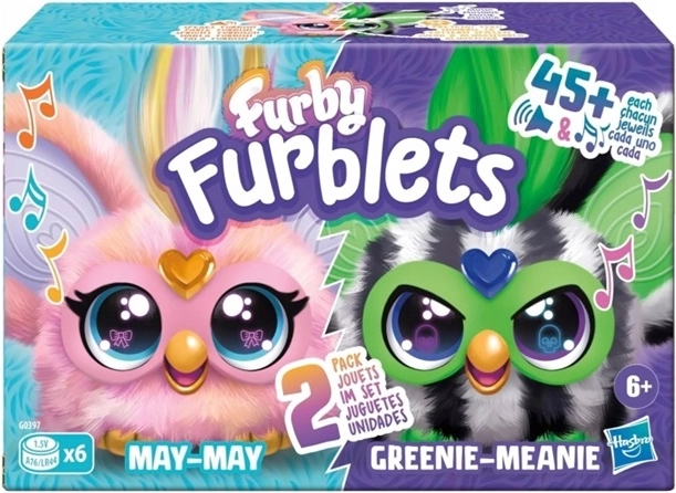 Hasbro Furby Furblets dvopakiranje interaktivnih mini prijatelja