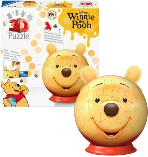 Puzzle kugla s ušima Medvjedić Pooh