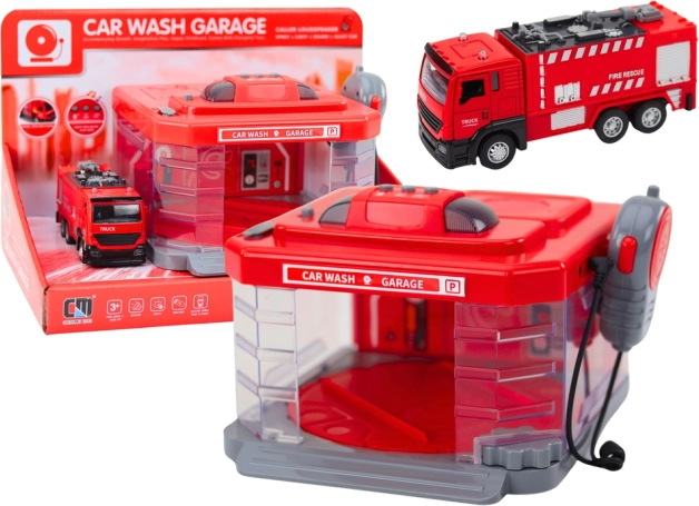 Vatrogasna praonica s voki-tokijem, svjetlima, zvukovima i vodenim efektom