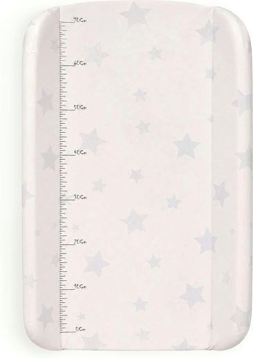 Ecotoys čvrsta podloga za prematanje s povišenim rubovima 85 × 50 cm zvjezdice