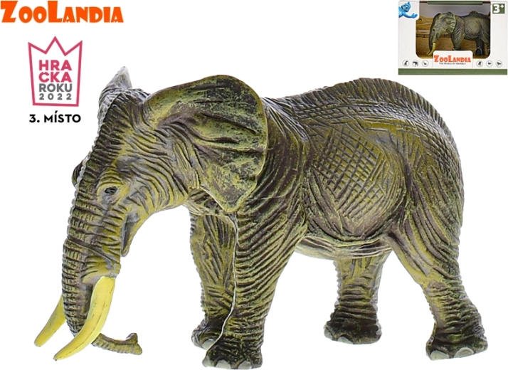 Zoolandia slon – realistična plastična figurica 11 cm