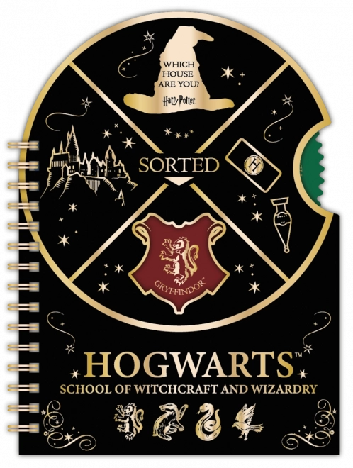 Harry Potter blok sa spinnerom Hogwarts, liniran