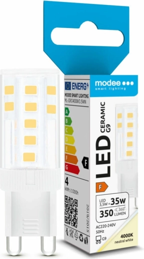 LED žarulja G9 3,5 W neutralno bijela MODEE LIGHTING Ceramic