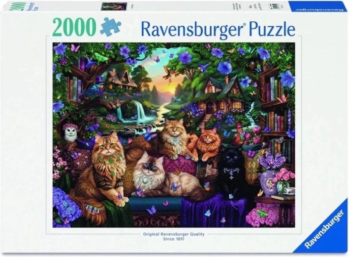 Ravensburger slagalica Mačja koliba 2000 dijelova
