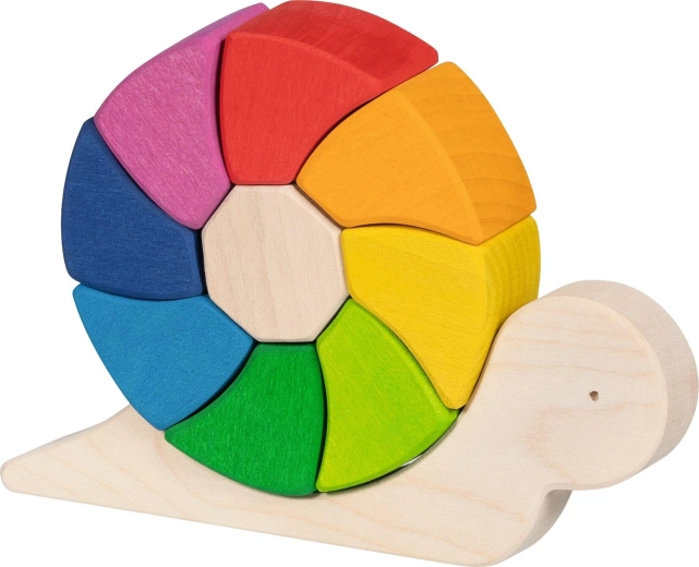 Drvene puzzle i konstrukcijske kocke puž Pauline