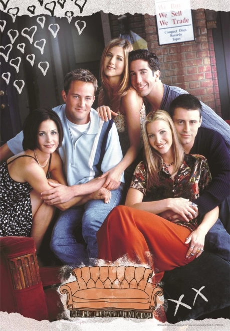 Clementoni puzzle Prijatelji 1000 dijelova