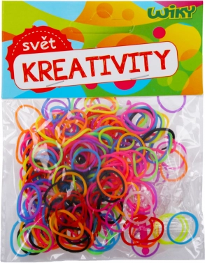 Čarobne pletene gumice u raznim bojama, 200 kom