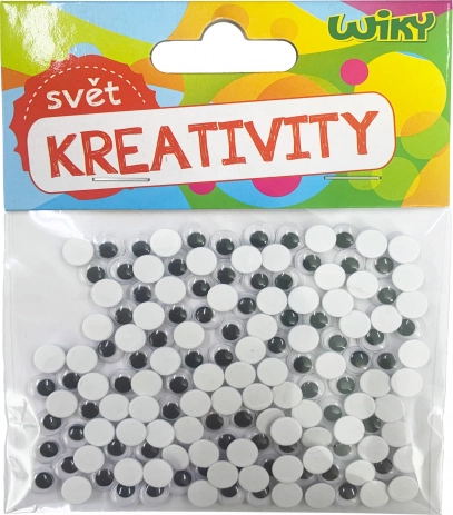 Male pokretne oči za ukrašavanje 7 mm