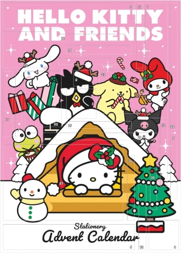 Hello Kitty and Friends stationery advent calendar