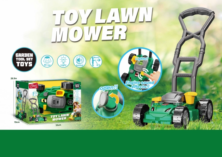 Dječja kosilica za travu sa svjetlosnim i zvučnim efektima