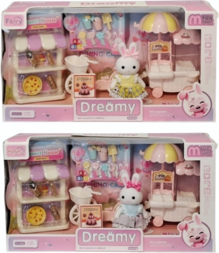 Bunny with bakery accessories - 1 piece