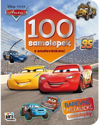 100 naljepnica s bojankama Auti