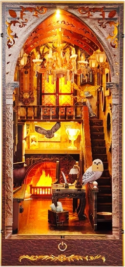 3D slagalica držač za knjige – čarobna kuća