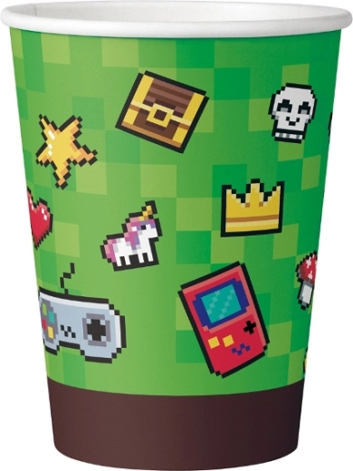 Game On Paper Cups 200 ml (pack of 6 pcs)