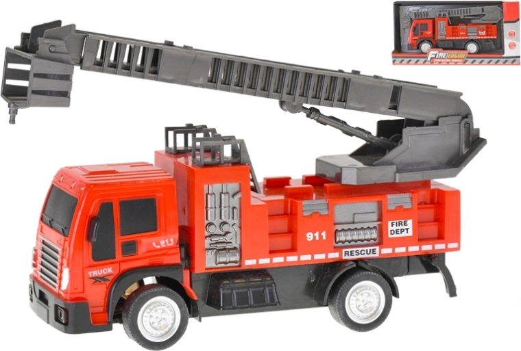 Vatrogasno vozilo 20,5 cm s inercijskim pogonom s izvlačivim i rotirajućim ljestvama
