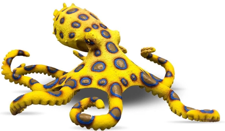 Bullyland figurica plavoprste hobotnice