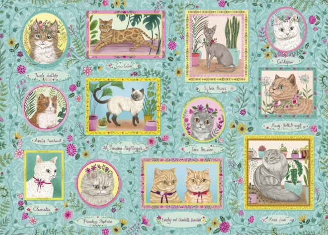 Gibsons Puzzle Poznate Mačke 1000 Dijelova