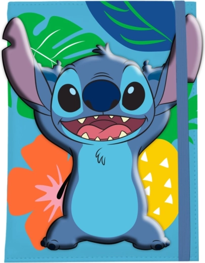 Lilo i Stitch premium 3D blok A5 plavi